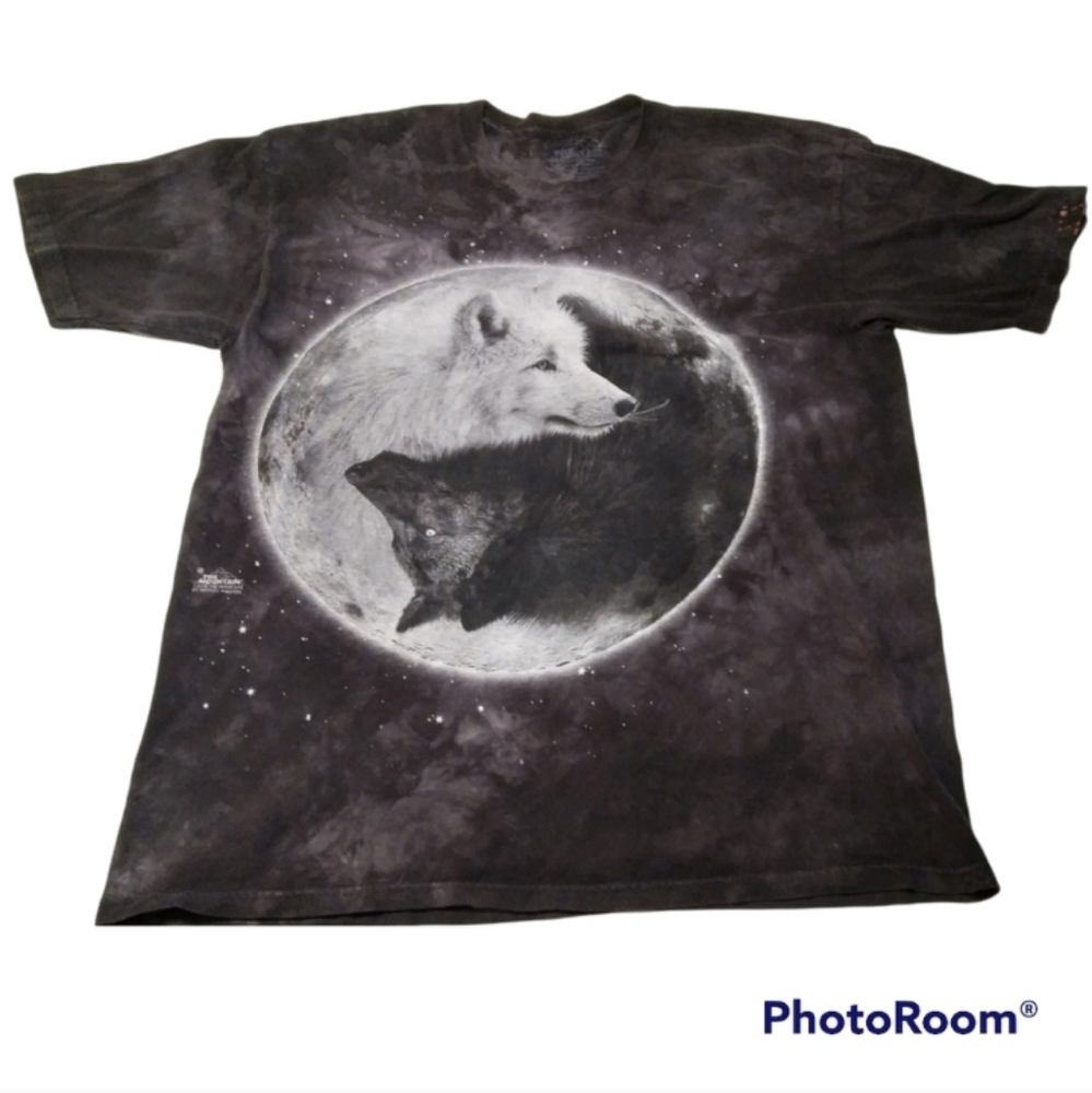 The Mountain Wolf Yingyang Moon Shirt Sz XL